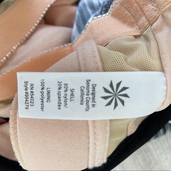 ATHLETA | Shorebreak Striped Swim Dress - Picture 6 of 6